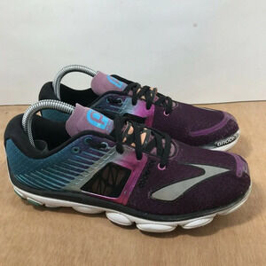 Brooks Women’s Pure Cadence 4 Purple Blue Black Running Shoes Size 8.5